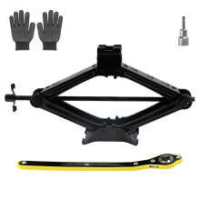 Car Jack Universal Scissor Jack for Emergency Tyre Change, Heavy-Duty