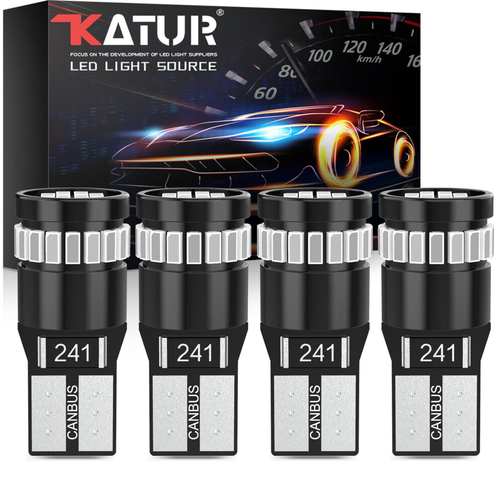 Katur 194 Led Bulb Brilliant Super Bright 168 2825 W5w T10 Light/Red 5007768977761