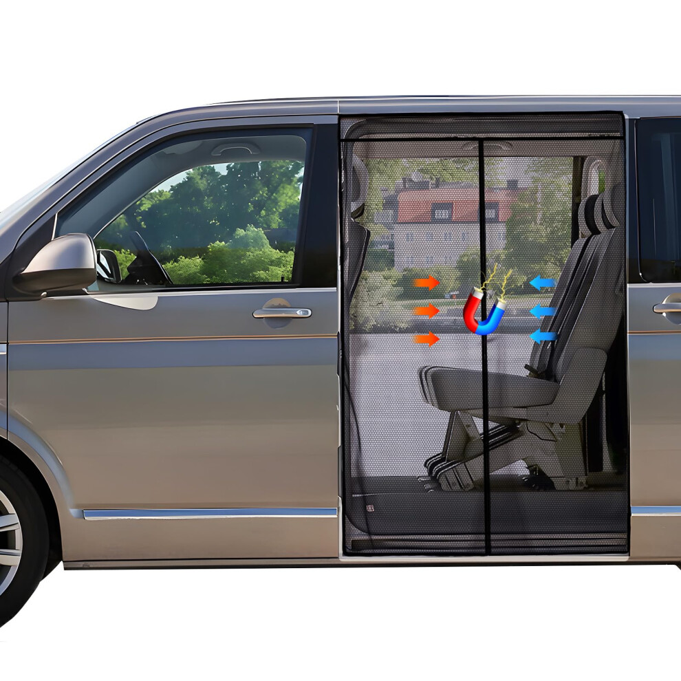 Zatooto Mosquito Net Magnetic For T5 T6, Sliding Door Fly Screen Van, 5001823481408