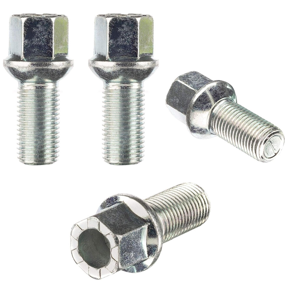 Rybo Alloy Wheel Bolts - M14 X 1.5, 27Mm Thread, 17Mm Hex | 5001614358797