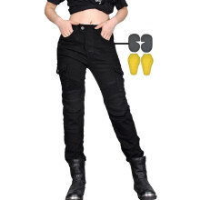 CBBI-WCCB Women Moto Jeans Motorcycle Pants Motorbike Biker Trousers