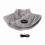 Grey Heating Pad for Neck Shoulders 3 Level Temperature Adjustment Massage Mode Sable Fabric Electri 1