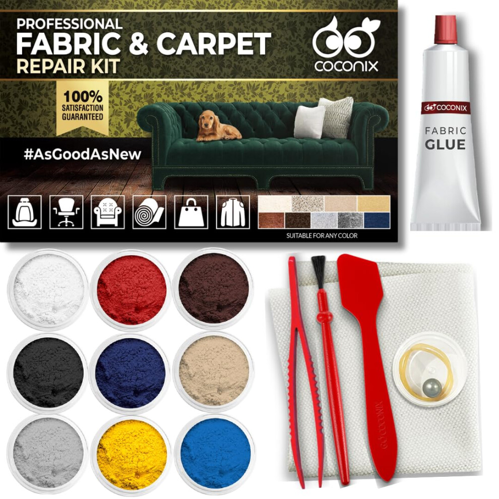 Coconix Fabric & Carpet Repair Kit | Fix Tears, Holes, And Burns On 5004861463733