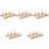 5Pièces Organisateur Bois Usage Fil Couture Simple 2