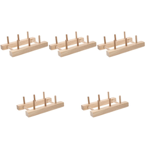 5Pièces Organisateur Bois Usage Fil Couture Simple 1