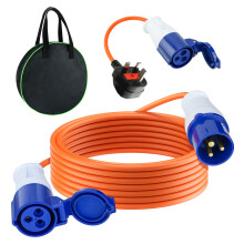 10m Caravan Hook Up Cable - 240V 16A Camping Extension Lead with 3