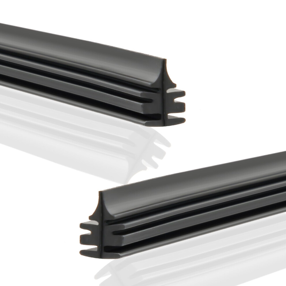 2Pcs 28" Wiper Blade Refills Windscreen Wiper Rubber Strips Universal 5007322801167