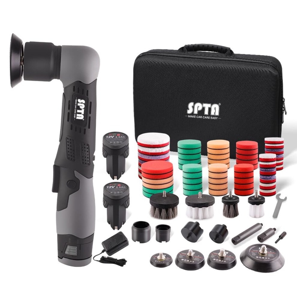 Spta Cordless Mini Car Polisher, 12V Micro Cordless Scratches Killer Cream 5000852927246