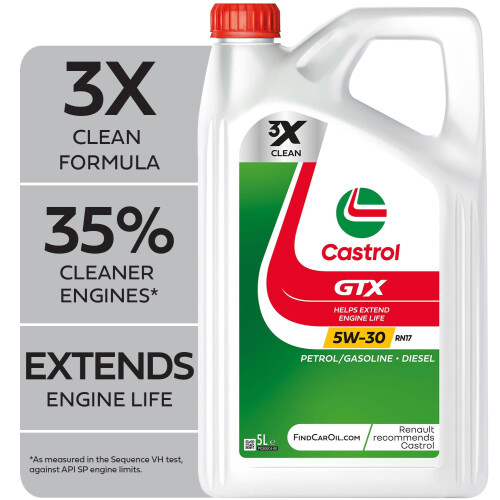Castrol Castrol GTX 5W-30 RN17 Engine Oil