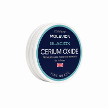 Molevion Glaciox Premium Cerium Oxide 30 g Fine Grade Glass Polishing
