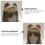 4Pièces -Tête Décor Oreilles Singe Pour Costume 6