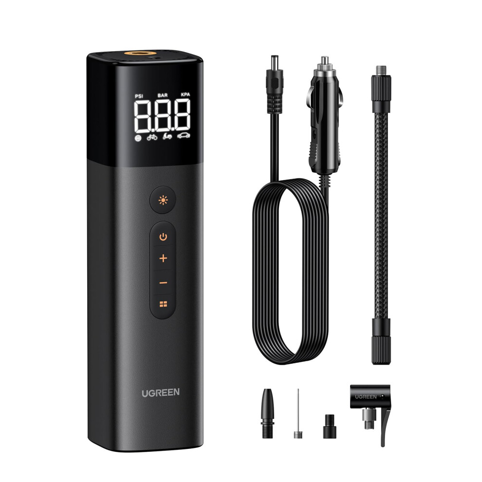 Ugreen Tyre Inflator Digital Car Tyre Pump 150 Psi 12V Tire Inflator 5007455201063
