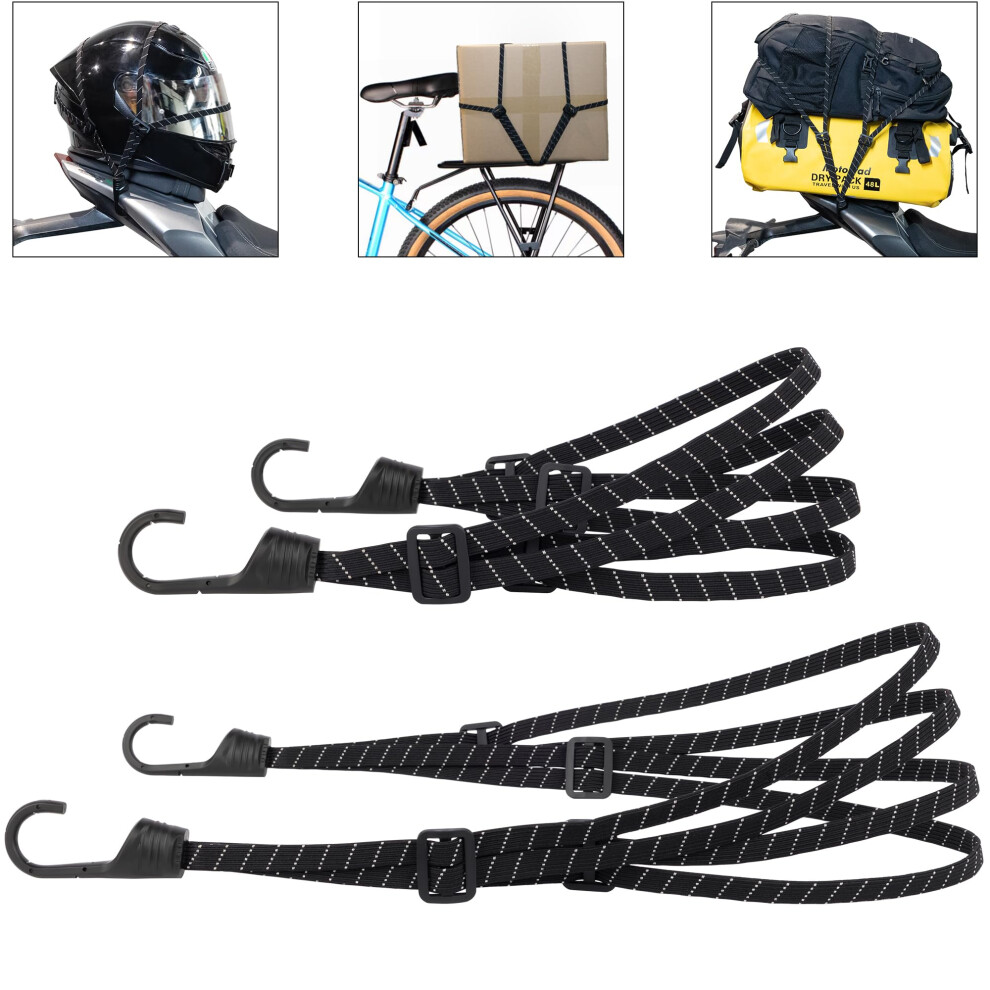 Aibeli Motorcycle Luggage Straps, Bike Rack Straps, Bungee Cords With 5000923945476
