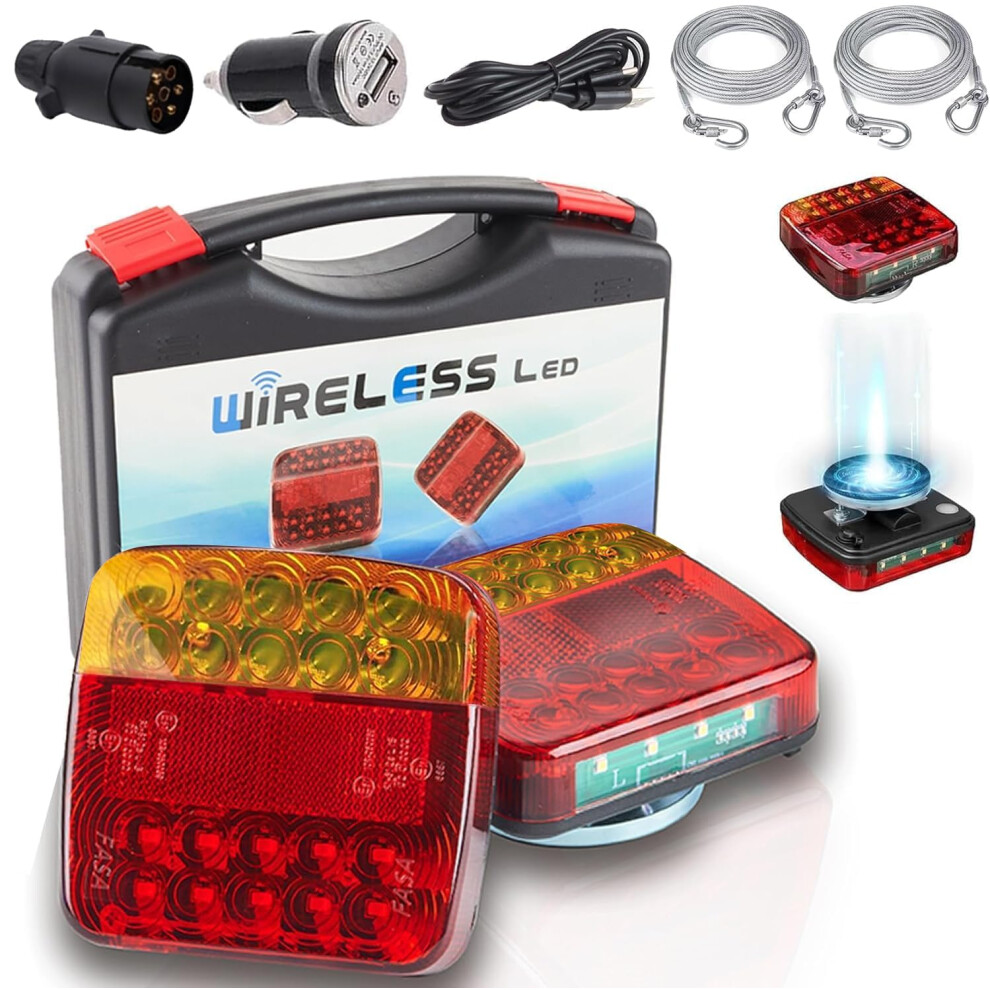 Txgsdxs Wireless Trailer S Magnetic Led Trailer Tail Kit, Light 5001323953443