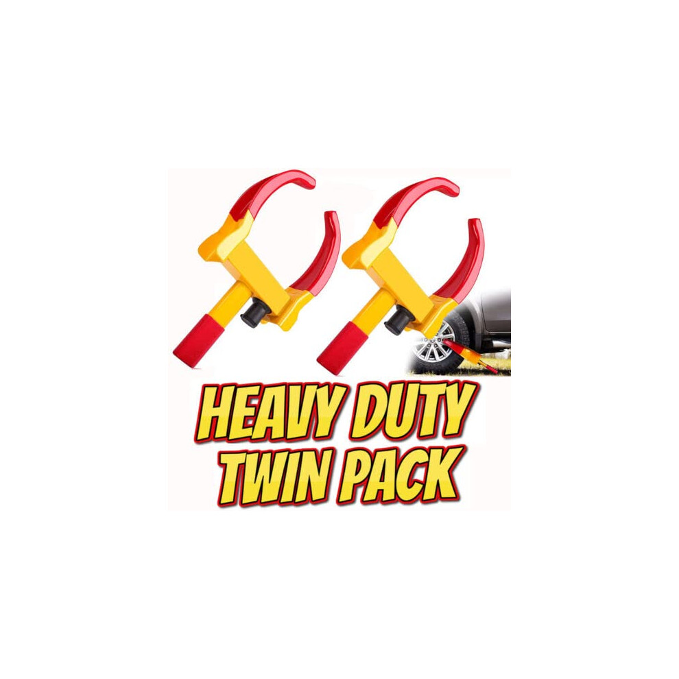 Heavy Duty Wheel Clamp Lock Cars Trailer Caravan Security Anti Theft 5001225963847