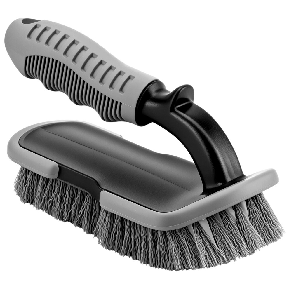 Qwork Stiff Bristle Carpet Cleaning Brush Floor Scrubbing Brush With 5002424258635