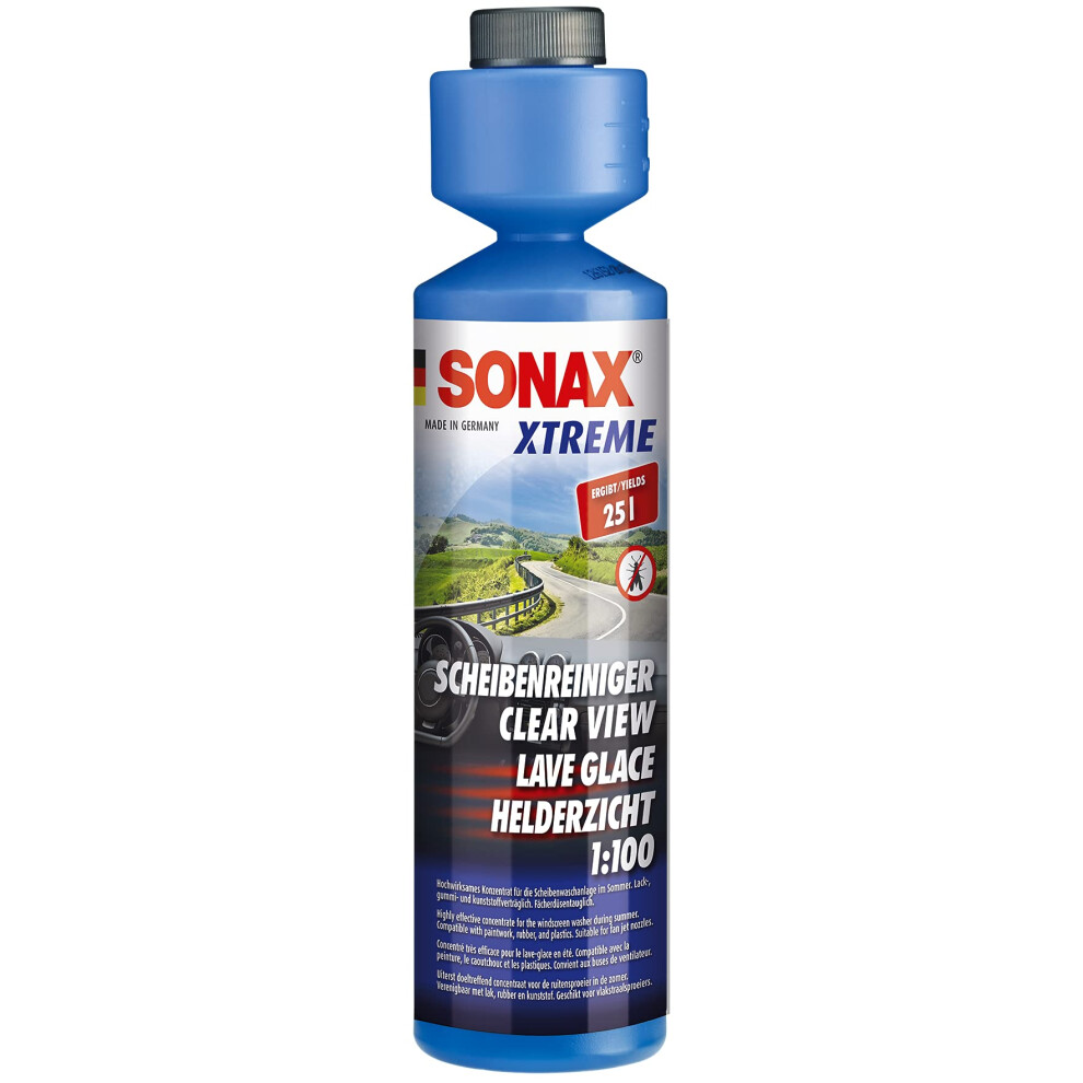 Sonax Xtreme Clear View 1:100 (250 Ml) - Highly Effective Concentrate 5002390824551