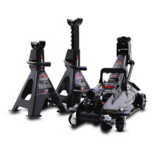 Hawk 2.0 Tonne Hydraulic Trolley Car Jack 2x Lockable Ratchet Axle
