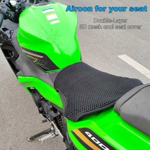 Pelucton Double-layer Motorcycle Cool Seat Cover, Universal 2