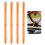 4PCS Heavy Duty Voile Straps 50cm, Adjustable Tie down Rubber Straps 1