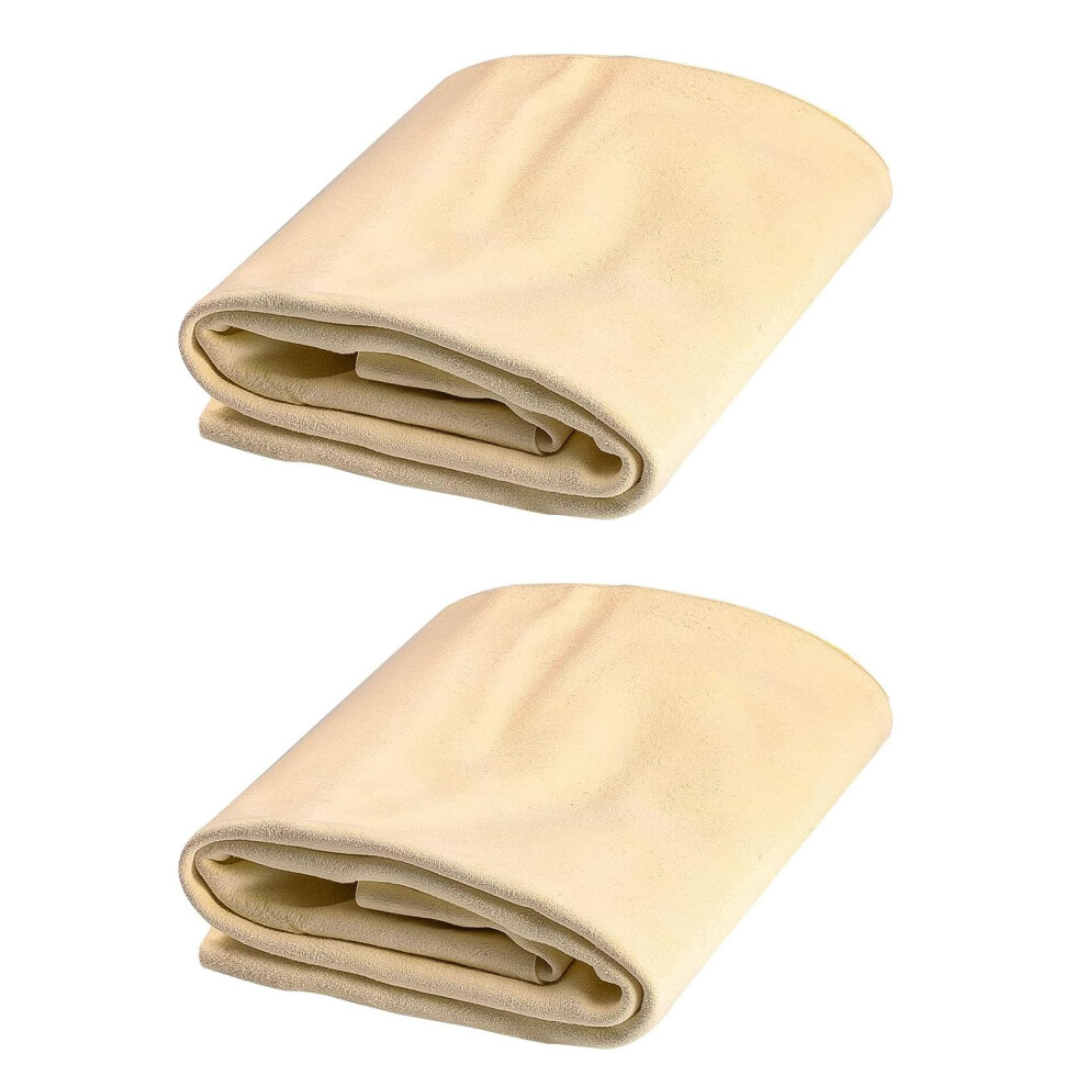 Qualdesn 2 Pcs Chamois Leathers For Cars, 30 X 40Cm Soft Shammy Blue 5007390371296