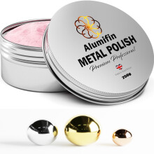 ALUMIFIN Metal Polish, 250g – Chrome Cleaner for Stainless Steel,