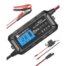 ECO-WORTHY 12V 5A Lithium LiFePO4 Battery Charger (UK Plug) Automatic