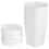 12Ensembles Mini-Pots Succulentes Blancs Support Plastique 8