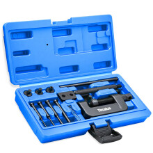 Thsakzo 13Pcs Motorcycle Chain Breaker and Rivet Tool Kit - Universal