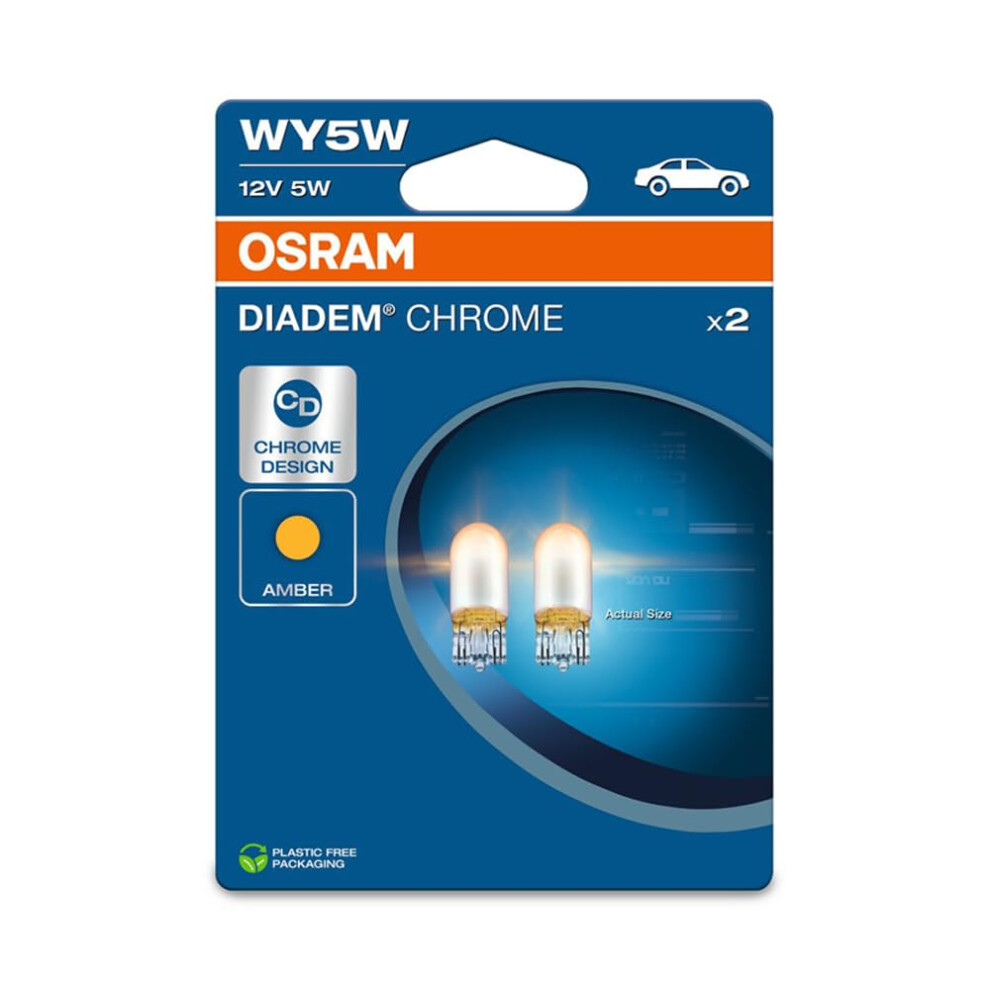 Osram Diadem Chrome, Wy5w, Double Blister (2