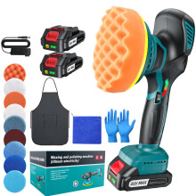 Cordless Car Polisher 6"(150mm Dual Action Buffer Machine with 221V