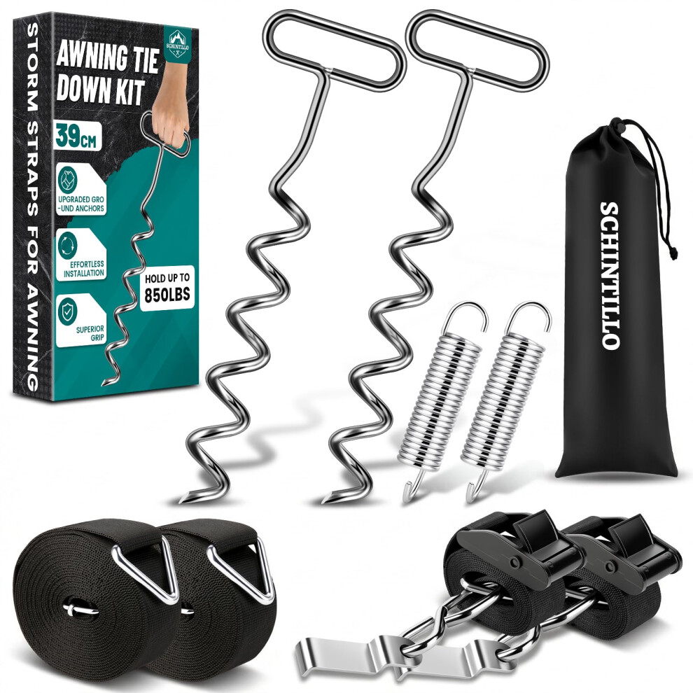 Schintillo Awning Tie Down Kit, Storm Straps For Thule Omnistor, 5007547092470