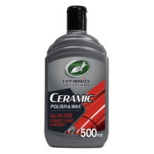 Turtle Wax Hybrid Solutions Ceramic Car Polish and Wax, Light Scratch