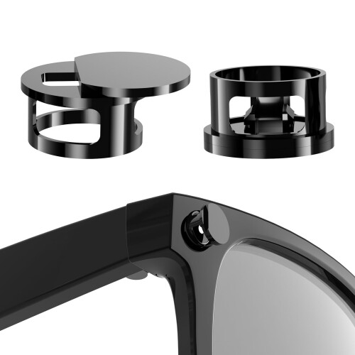 Adjustable LED Light Covers for RayBan Meta AI Glasses Wayfarer,