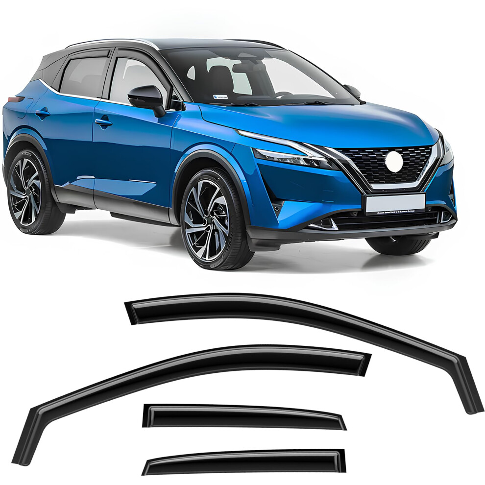 Gearcell Wind Deflectors, Rain Guards Window Visor Compatible With 5008026672725