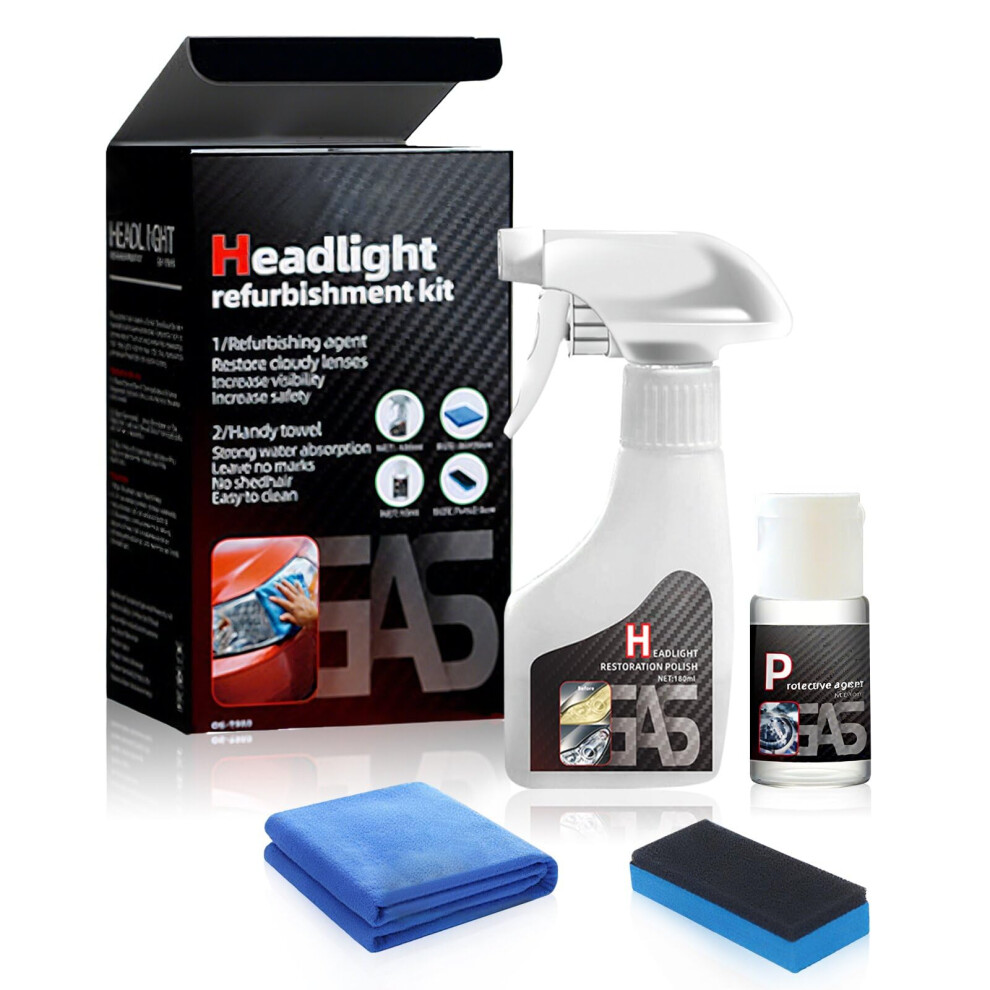 Head Restoration Kit, Automotive Head Restoration Fluid Light 5004742272942