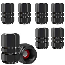 8 Pcs Aluminum Tire Valve Stem Caps Metal Car Dust Caps for Car Tyres