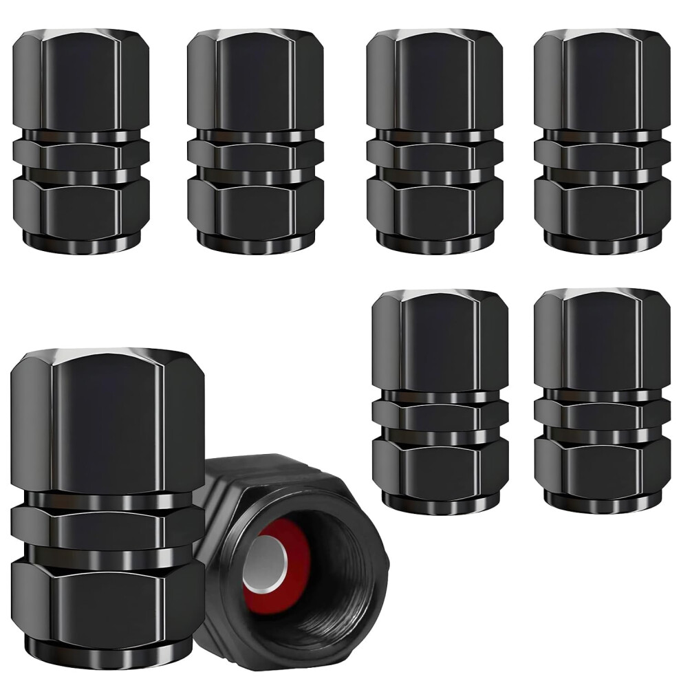 8 Pcs Aluminum Tire Valve Stem Caps Metal Car Dust Caps For Car Tyres 5001764111471