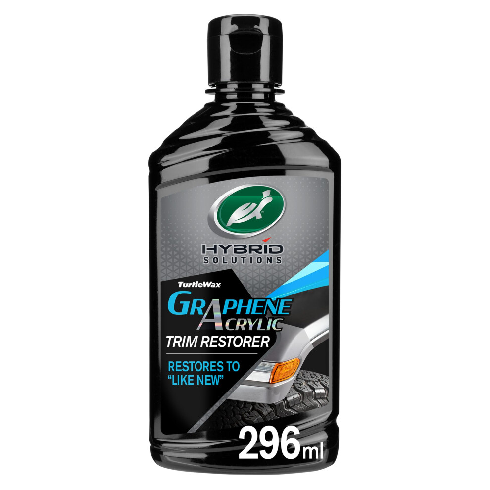Turtle Wax Hybrid Solutions Graphene Acrylic Trim Restorer, 295 Black 5002677686452