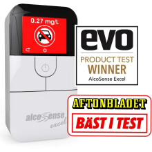 AlcoSense Excel Breathalyser | Auto Express “Best Buy” 2025/26 & Evo