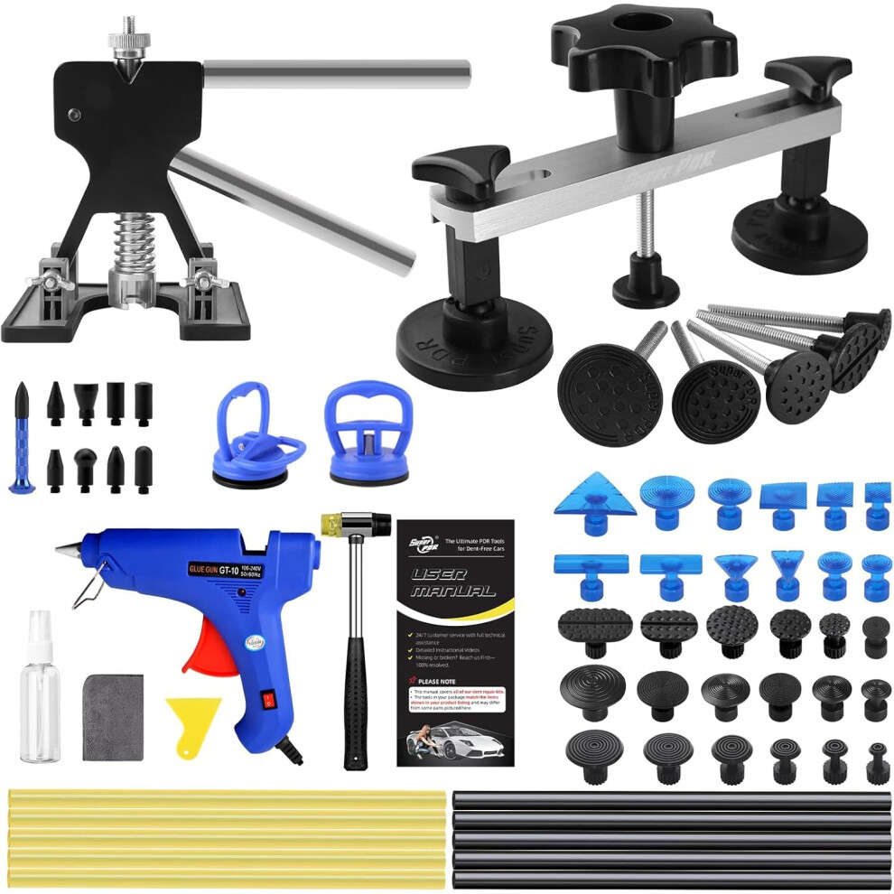 Pdr Tools Car Dent Puller Kit, 79Pcs Dent Repair Tool, Paintless Dent 5002466557147