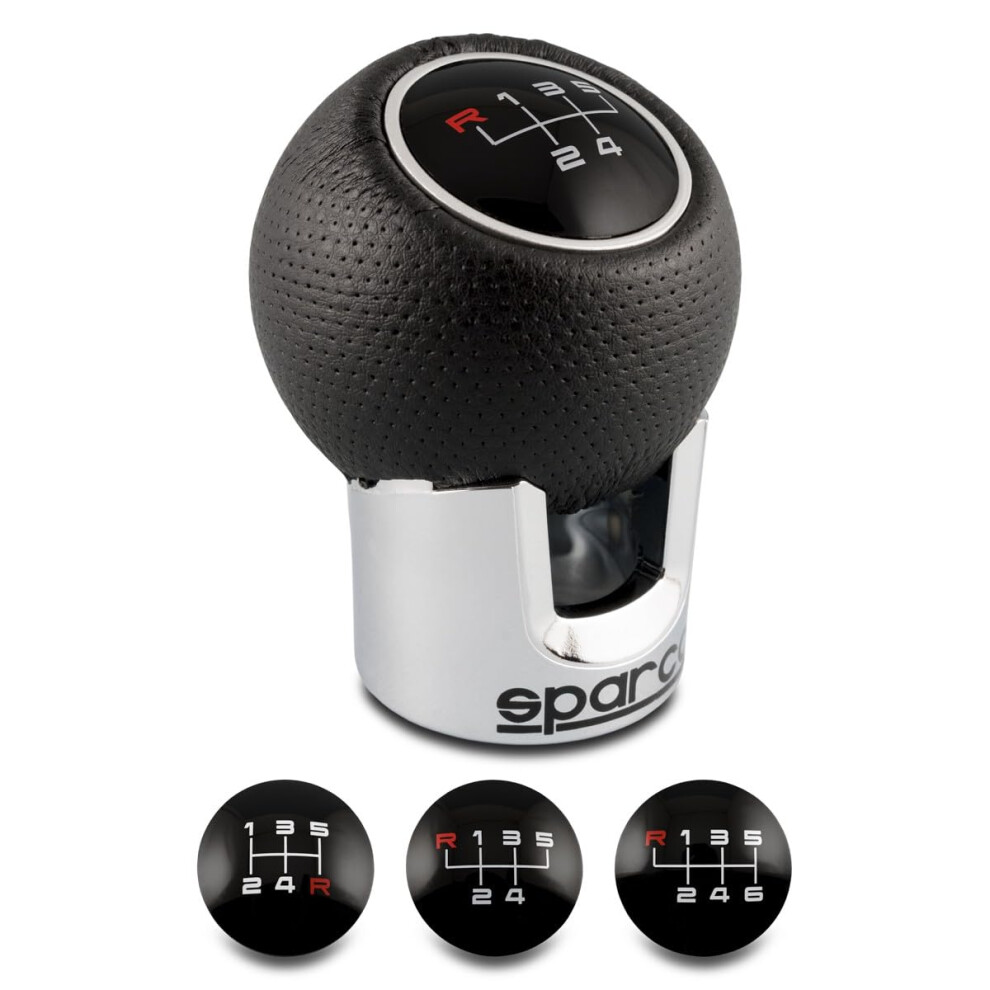 Sparco Manual Gear Shift Knob Lazio Comado/ Black 5007920351705