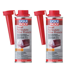 2 x Liqui Moly Diesel Particulate Filter Protector DPF Cleaner
