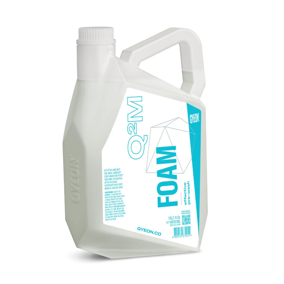 Gyeon Qâ²M Foam - Premium Snow Foam Car Shampoo - Ph Neutral Car Pre Orange 5004899595499