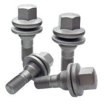 Pulchra 4PCS Wheel Bolts Nuts for Citroen C2 C3 C4 C5 Peugeot 206 207