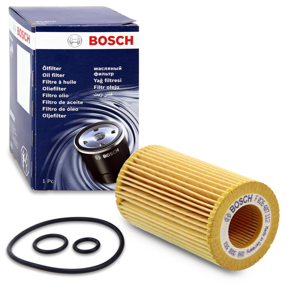 Bosch P7112 Car Oil Filter - Separates Soot And Metal Particles From
