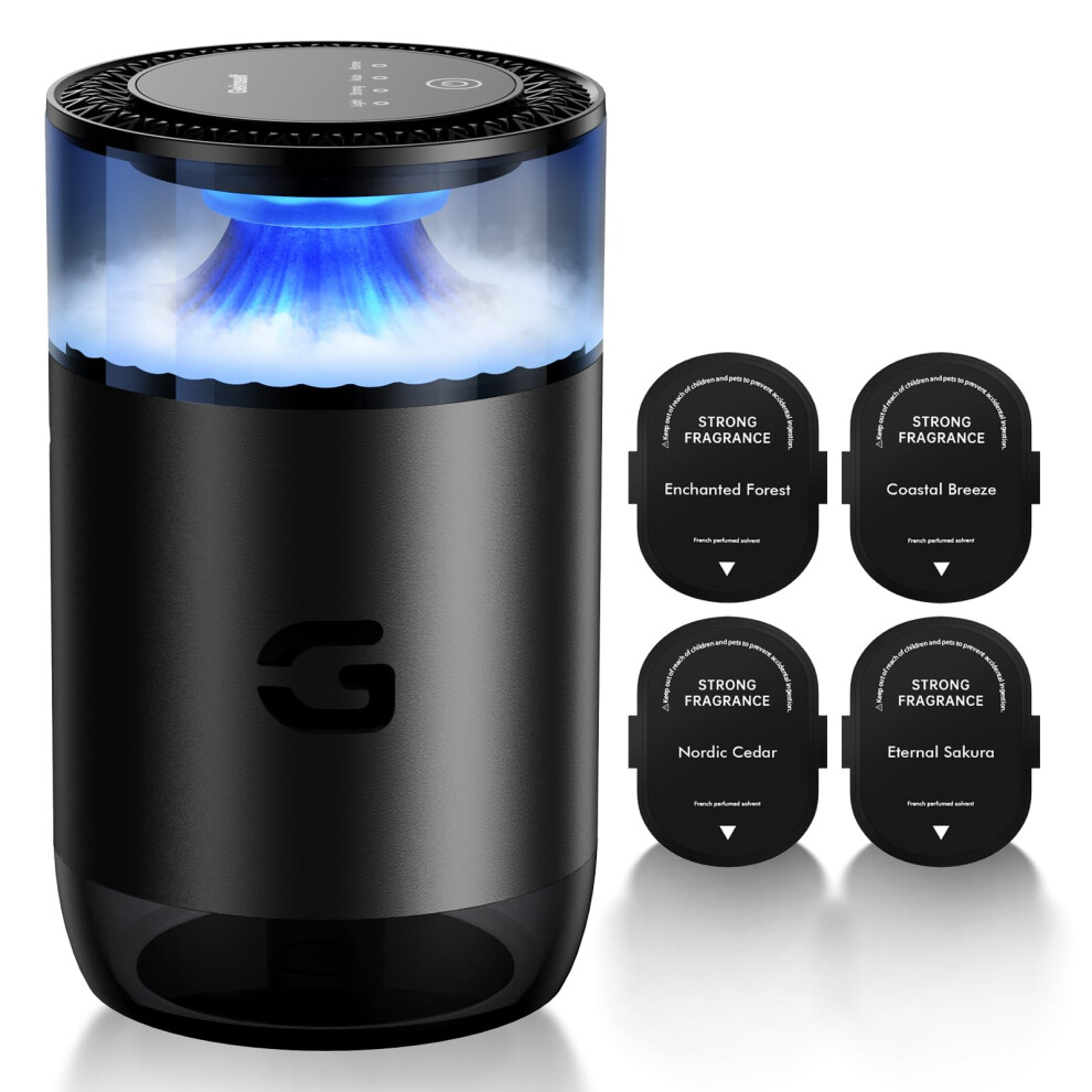 Geinself Smart Car Air Freshener Diffuser, Waterless Essential Oil 5007655582665