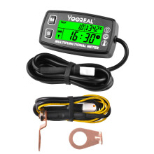 YOOREAL Engine Temperature Gauge Digital Hour Meter