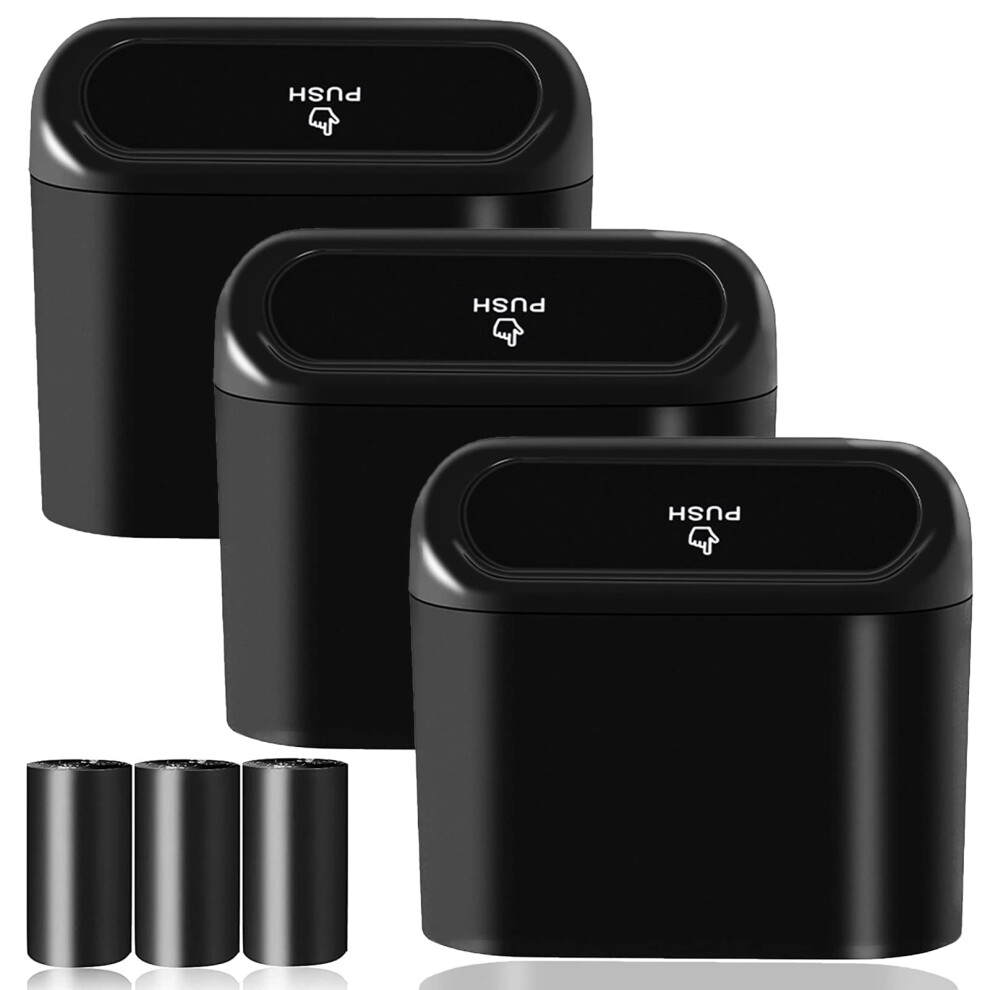 Sglrt Car Bin With Lid - 3 Packs Mini Leakproof Car Trash Can With 5004949564079