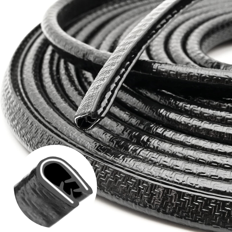 Twirush Car Door Edge Guards 32Ft (10M), U Shape Rubber Seal, Car 5003598214120